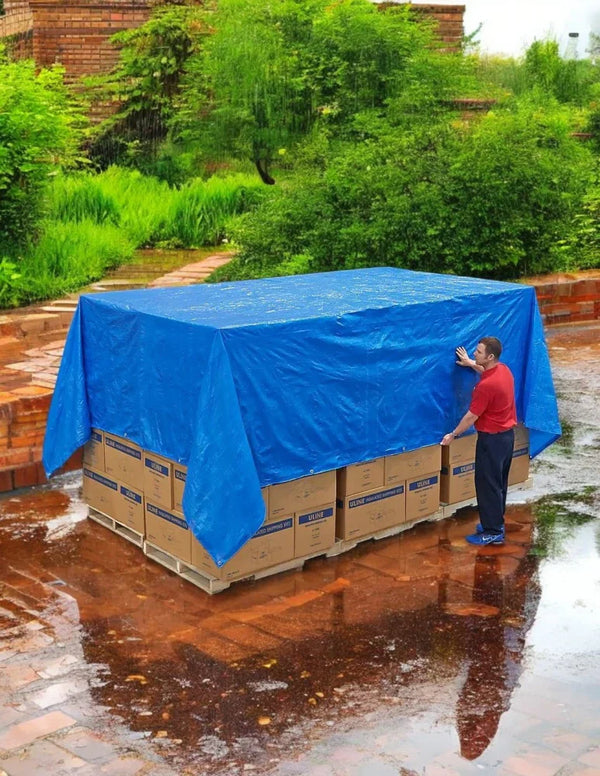 Set 2 x Prelata de protectie 4/6 m, impermeabila, rezistenta la UV si grindina