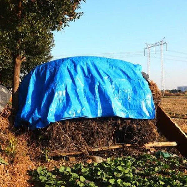 Set 2 Prelate impermeabile cu inele, 80 gr/mp, rezistente UV